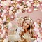 Rose Gold Balloon Garland Kit, Nude Pastel Pink Metallic Gold Matte White Balloons Gold and Rose Gold Confetti Balloons for Wedding Bridal Shower Birthday Baby Shower Easter Decorations